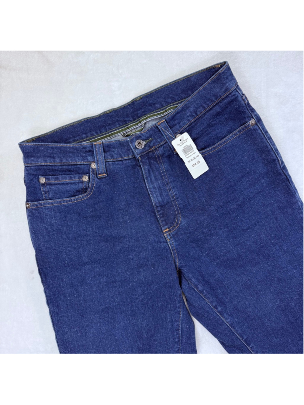 Men's LL Bean Blue Standard Fit Straight Jeans 30x32